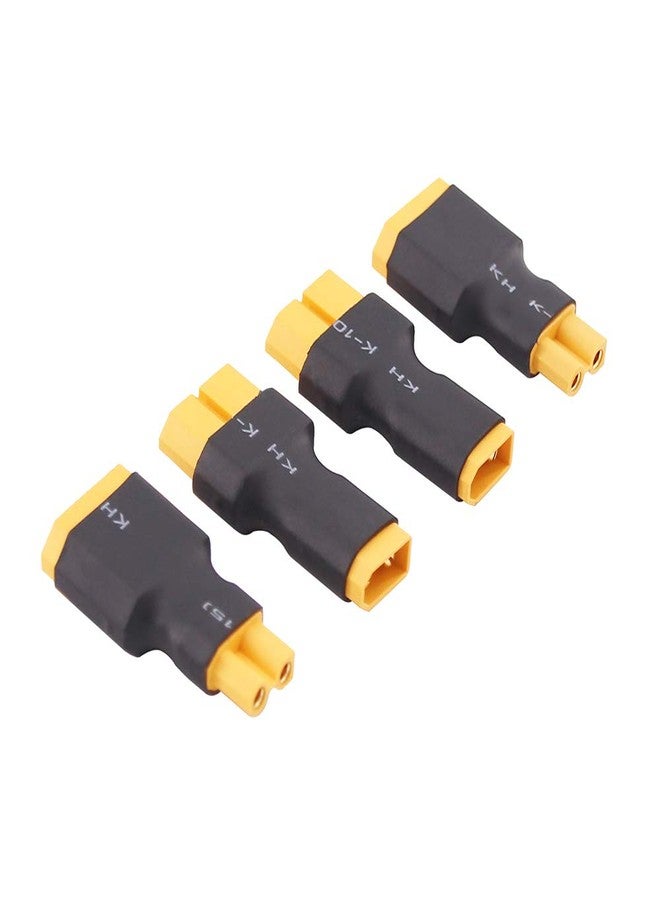 OliRC 4pcs XT30 XT-30 to XT60 XT-60 Male Female RC Connector Adapter(C83-4) - Image 1